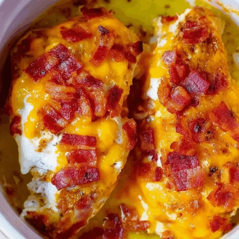 Bacon and Cream Cheese Cheddar Chicken