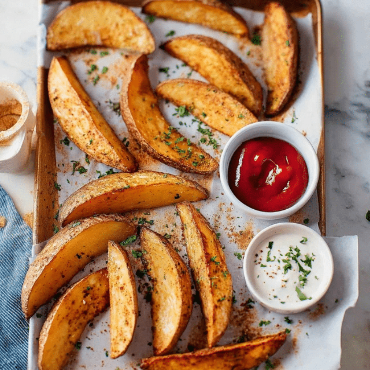Baked Potato Wedges