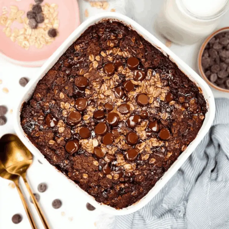 Brownie Baked Oatmeal