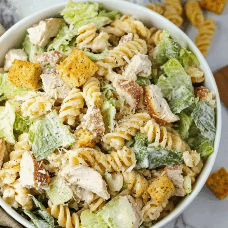 Chicken Caesar Pasta Salad