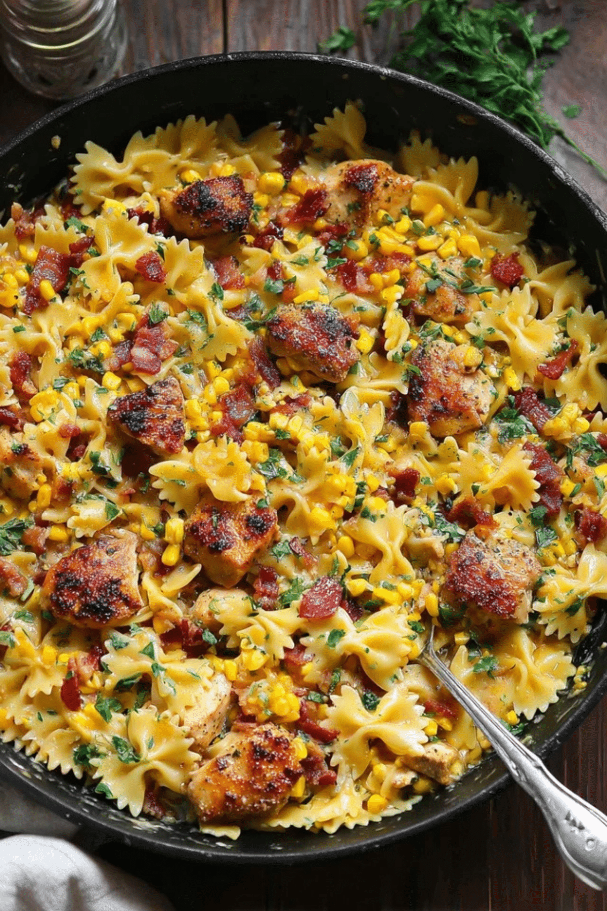 Chicken and Corn Pasta