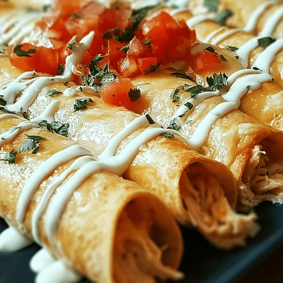 Cream Cheese Chicken Taquitos