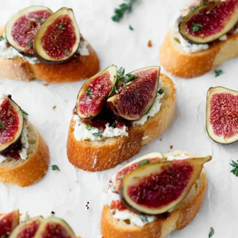Fig and Goat Cheese Crostini Recipe