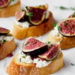 Fig and Goat Cheese Crostini Recipe
