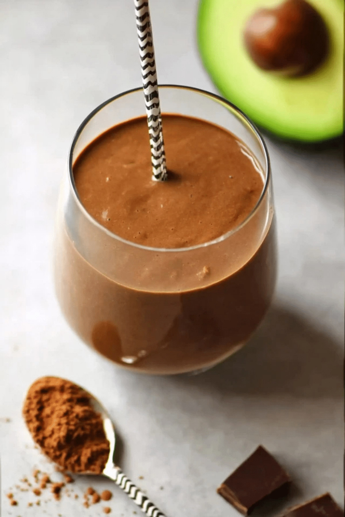 Healthy Chocolate Avocado Smoothie