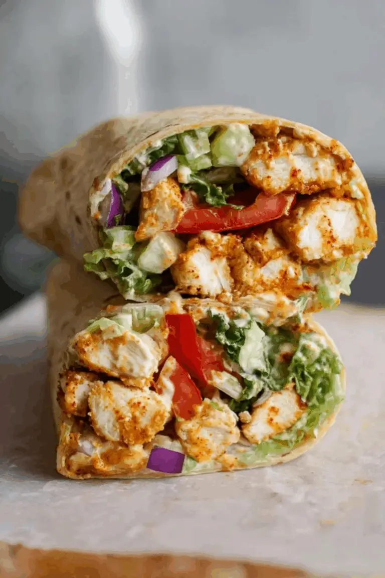 Honey Mustard Chicken Wraps
