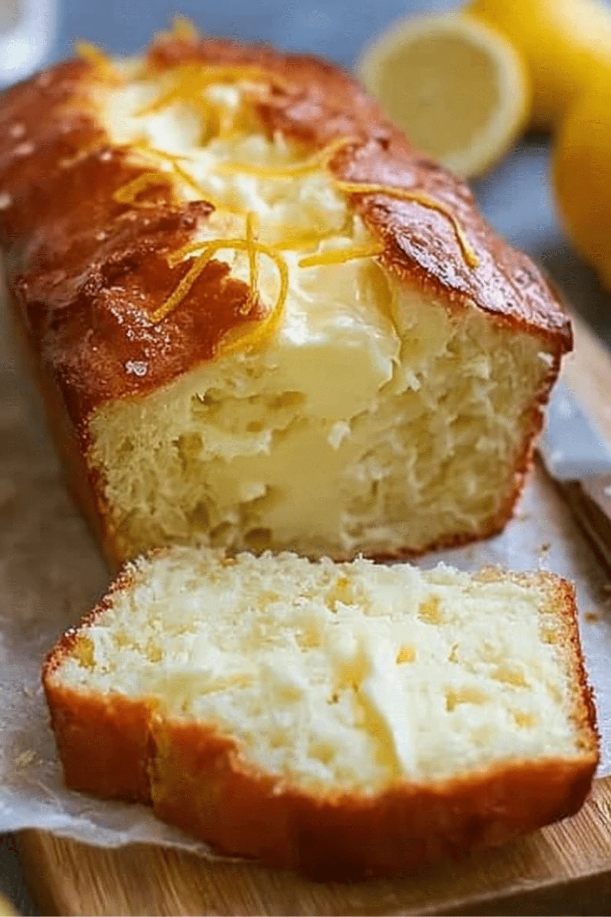 Lemon Cream Cheese Bread