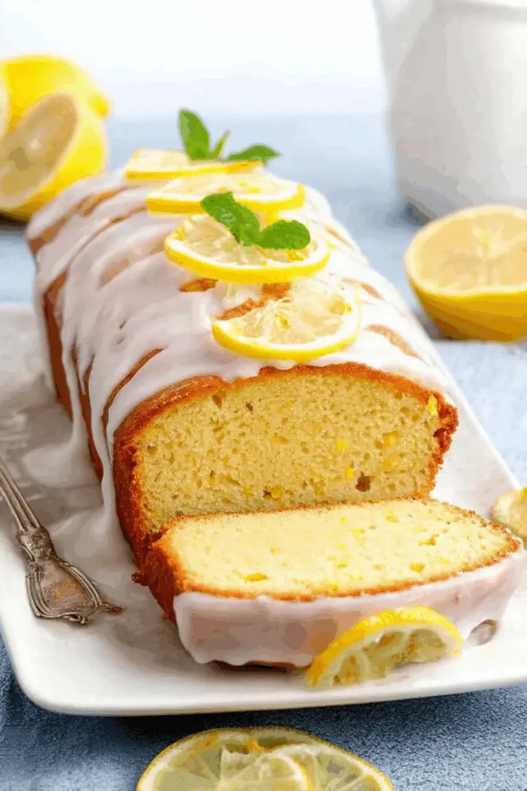 Lemon Loaf Cake with Lemon Glaze