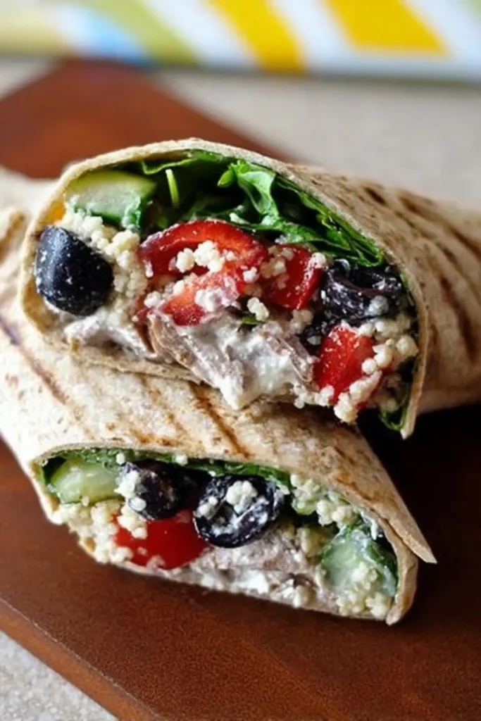 Mediterranean Chicken Wraps