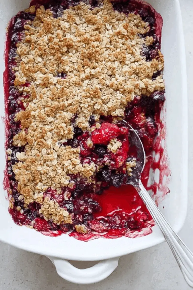 Mixed Berry Crisp