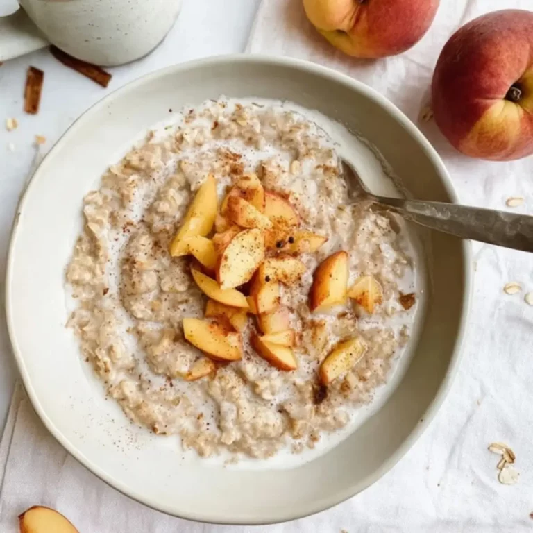 Peaches & Cream Oatmeal