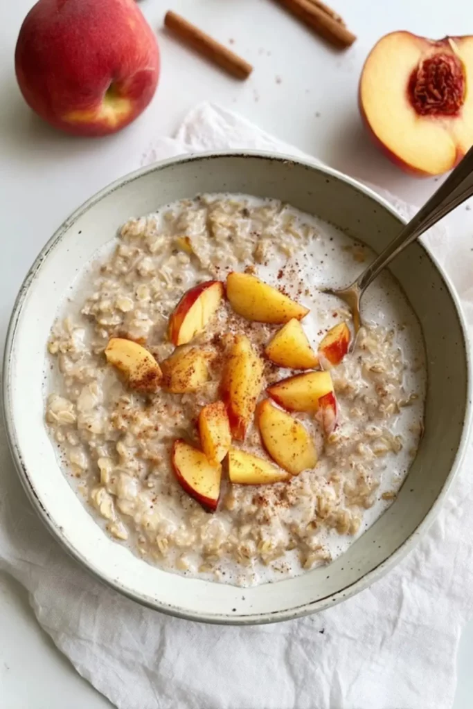 Peaches & Cream Oatmeal
