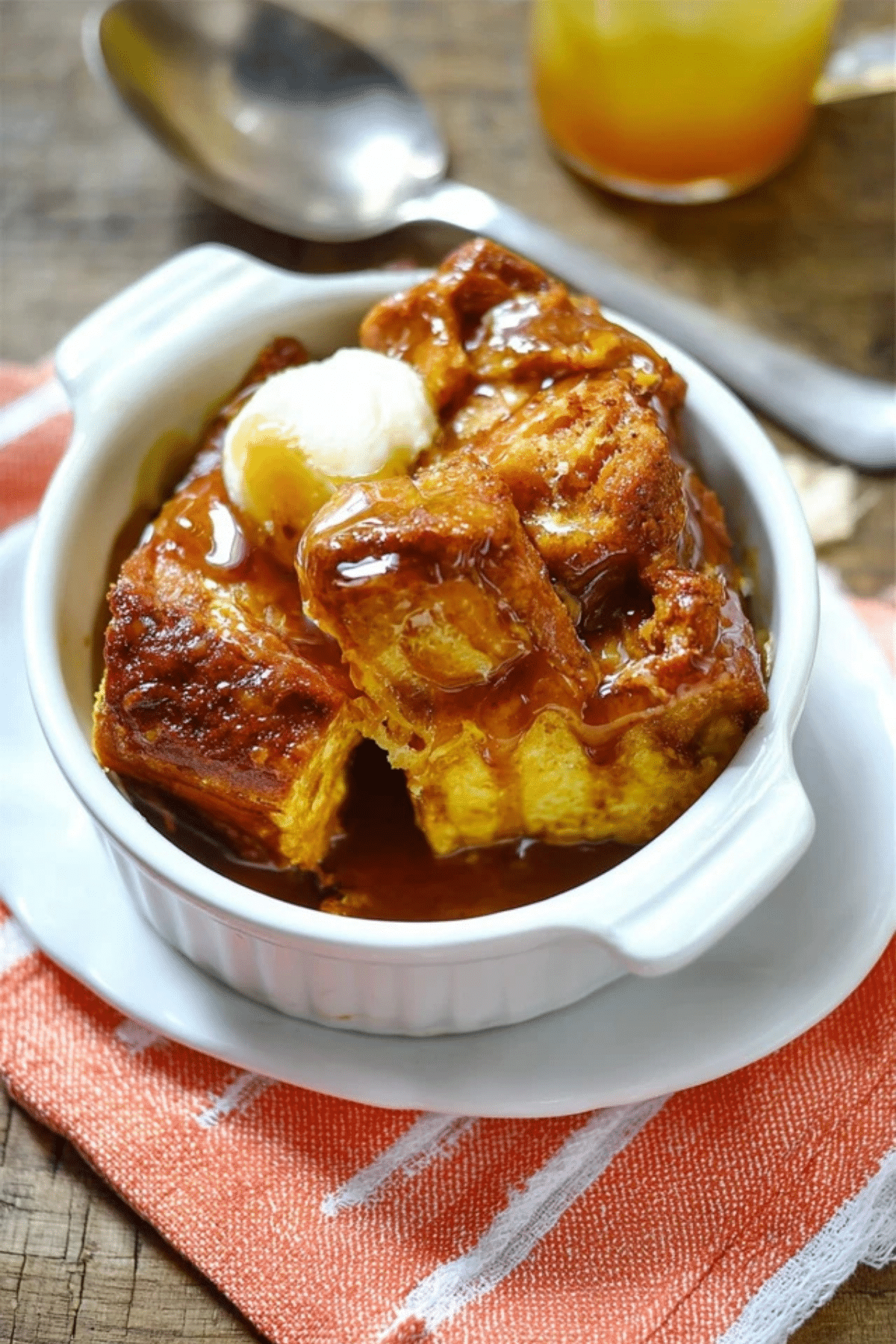 Pumpkin Bread Pudding
