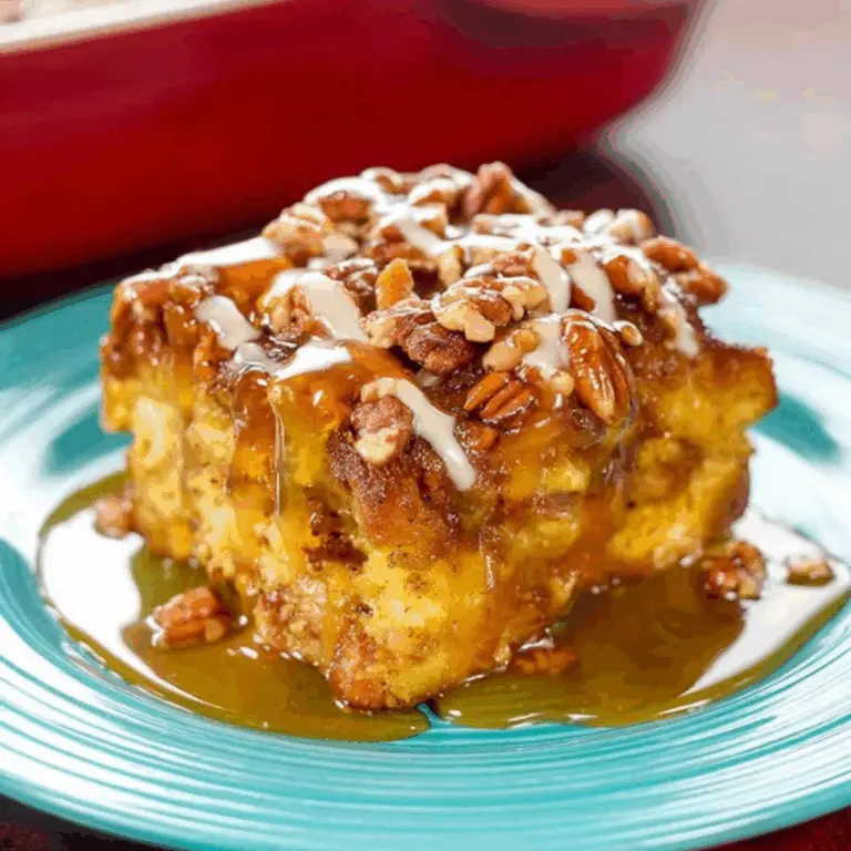 Pumpkin Praline Bread Pudding