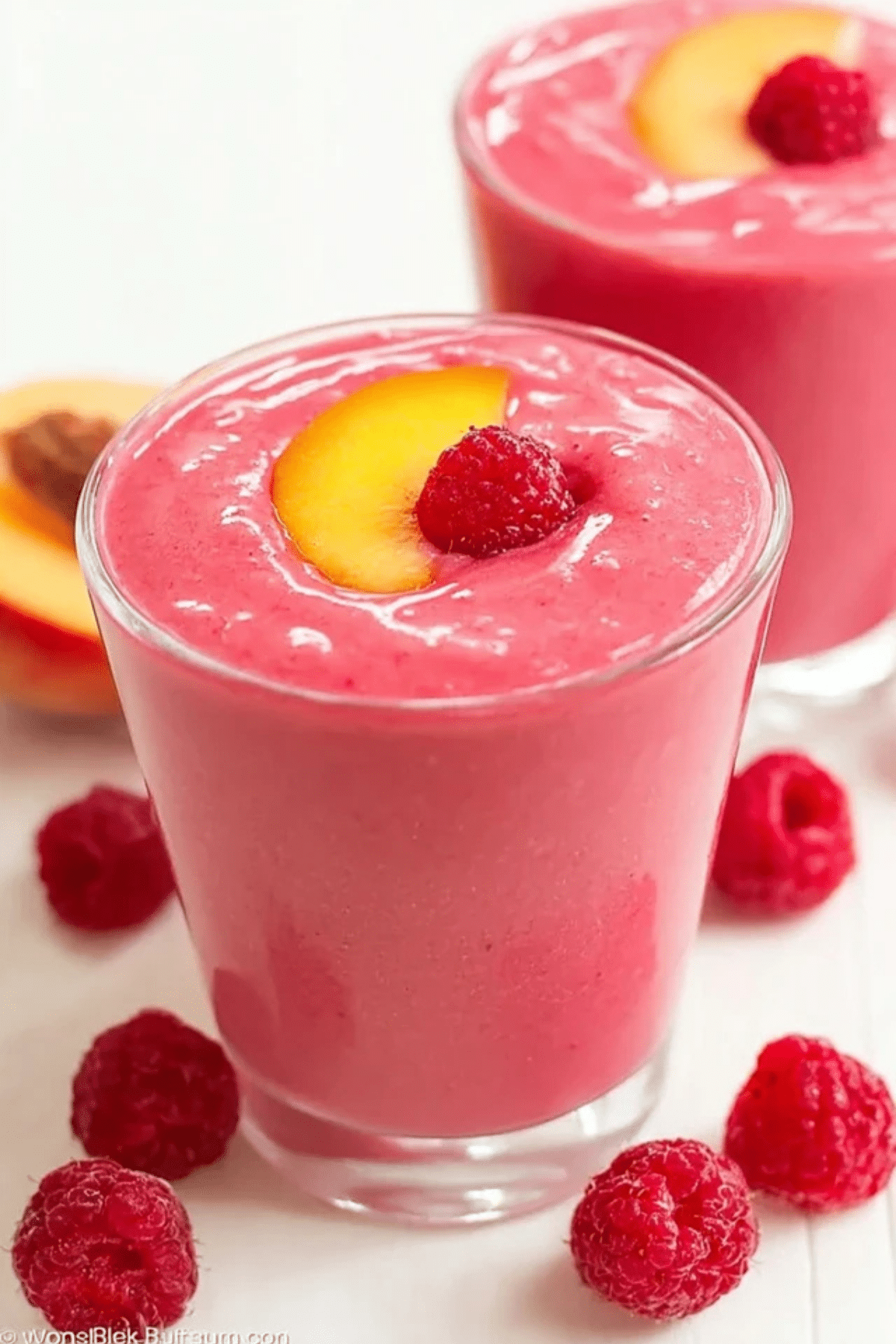 Raspberry Peach Smoothie