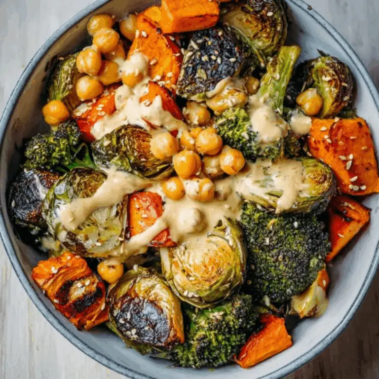 Roasted Veggie and Chickpea Bowl