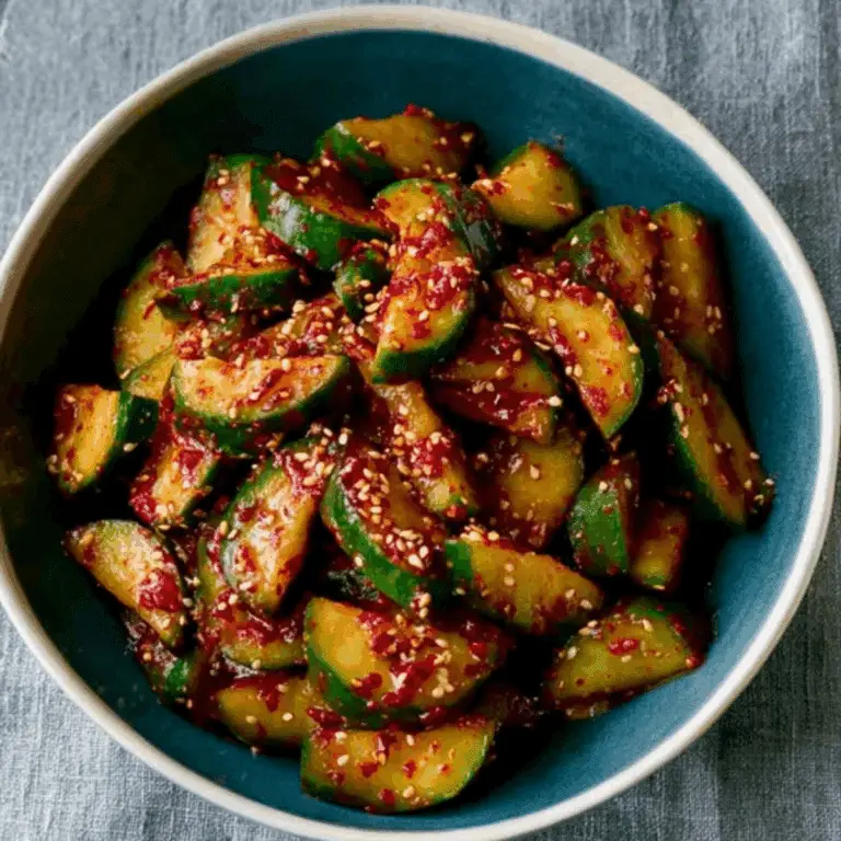 Spicy Korean Cucumber Salad