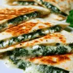 Spinach and Feta Quesadillas