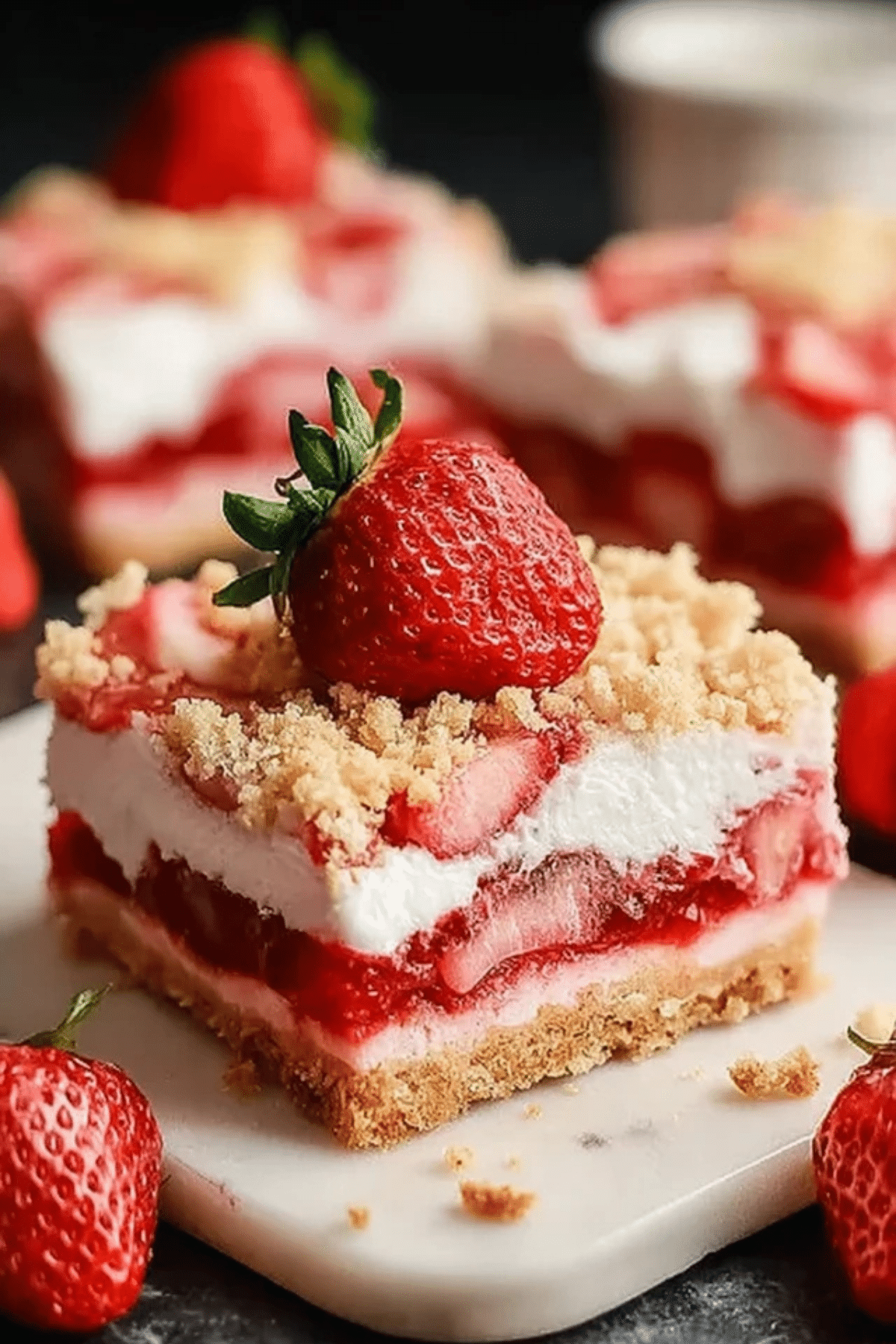 Strawberry Shortcake Bars