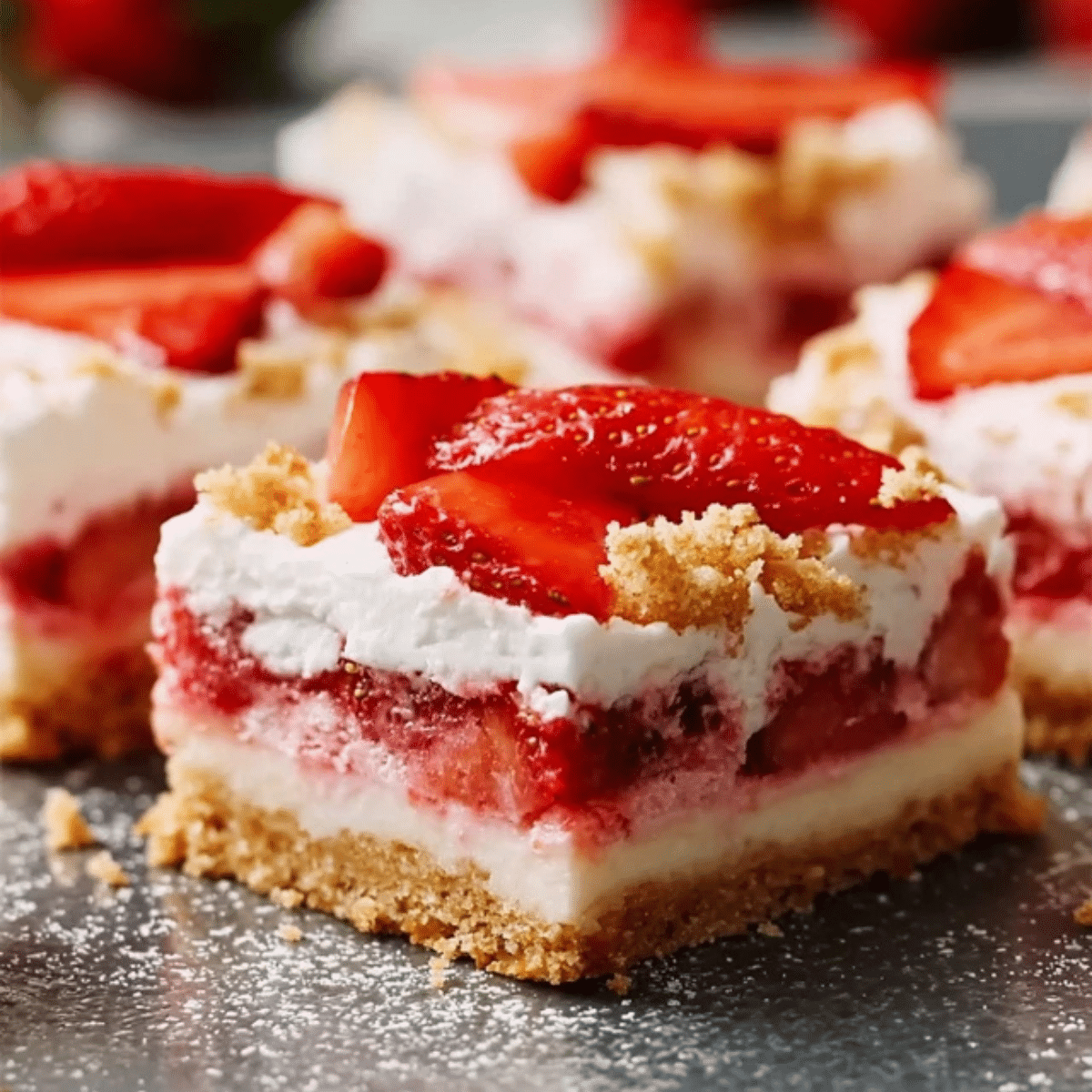 Strawberry Shortcake Bars