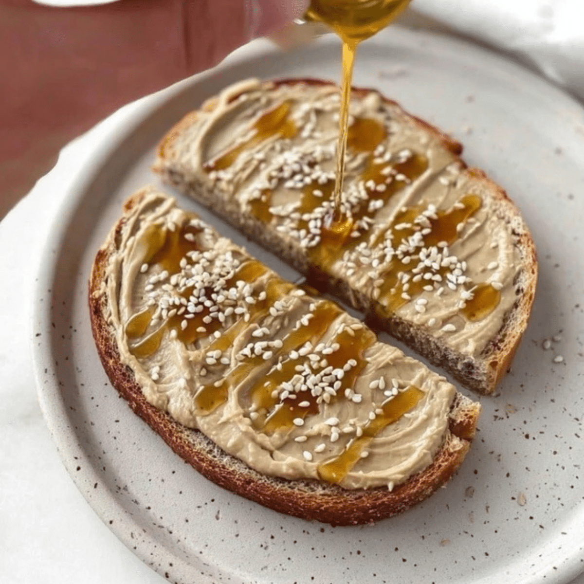 Tahini Honey Toast