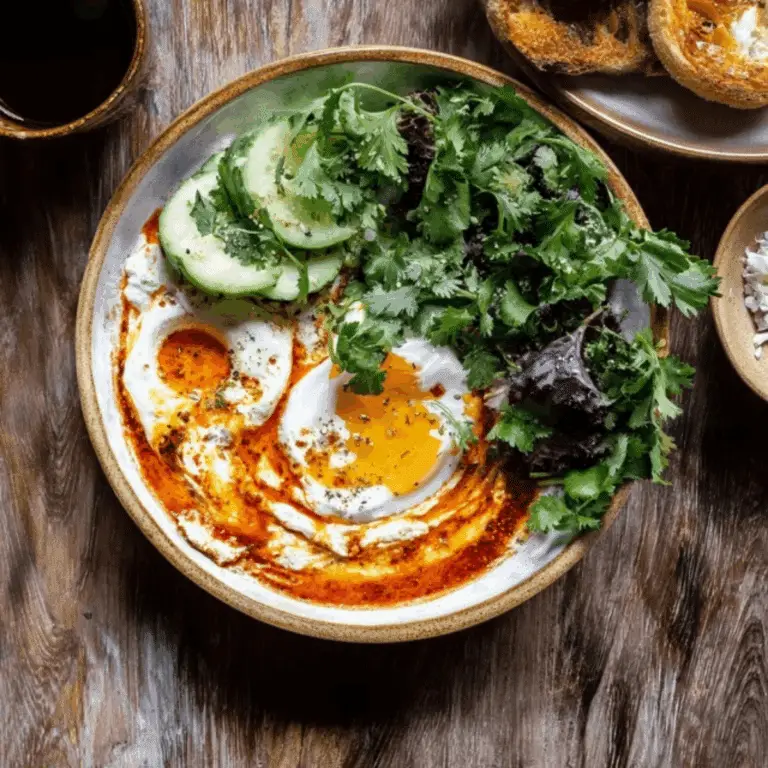 Turkish Eggs with Chile Butter