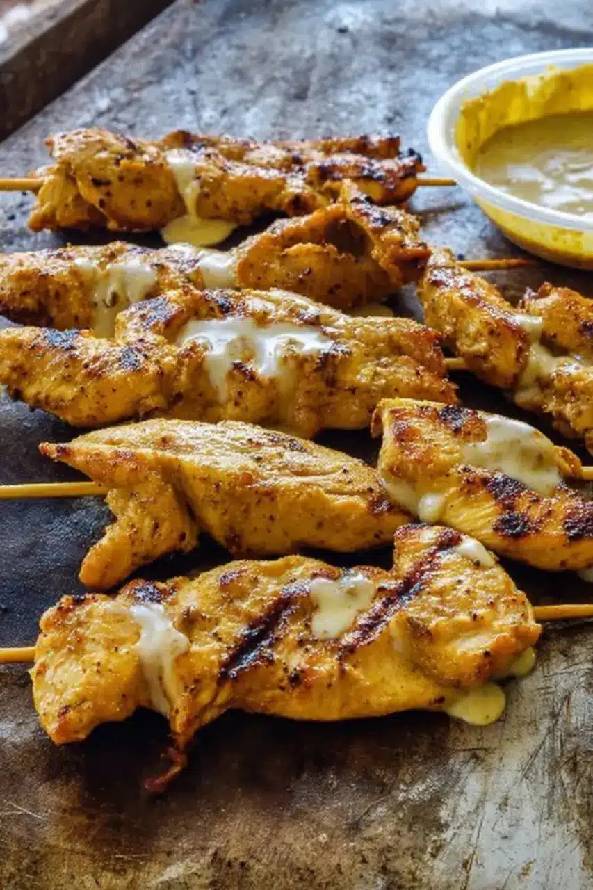 Grilled Chicken with Alabama White Sauce