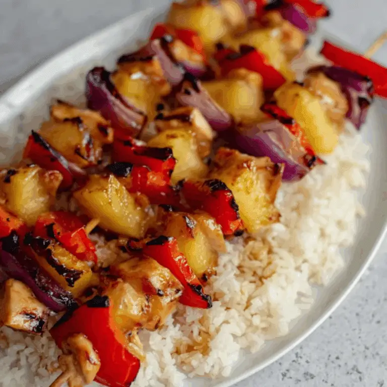 Hawaiian Chicken Kabobs: A Flavorful and Fun Family Meal