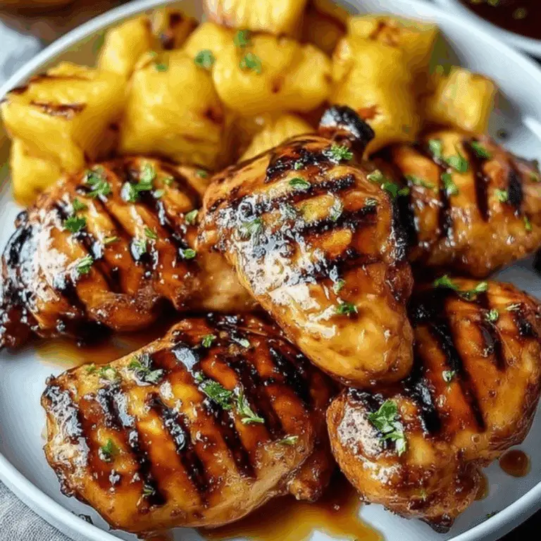 Honey Pineapple Grilled Chicken