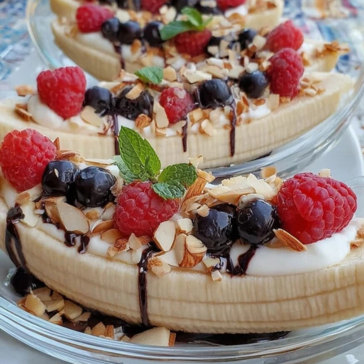 Banana Split Breakfast Bar