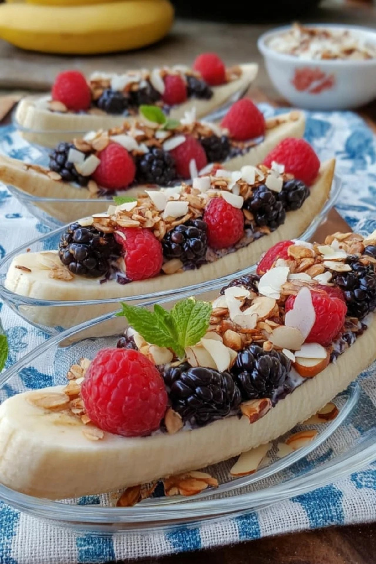 Banana Split Breakfast Bar