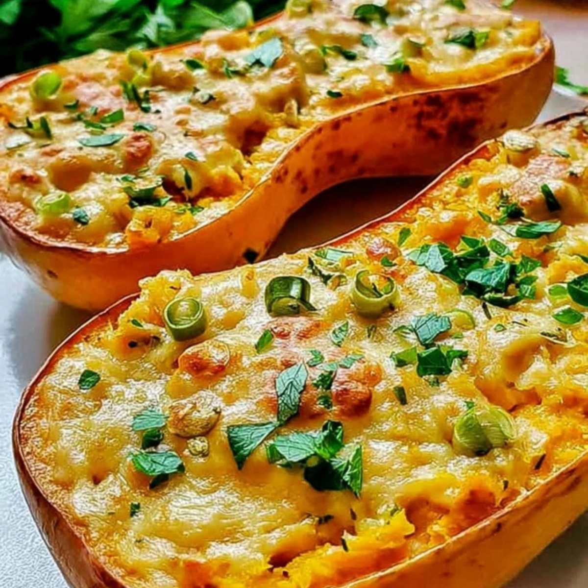 Double Stuffed Butternut Squash: A Healthy, Hearty, and Flavorful Meal ...