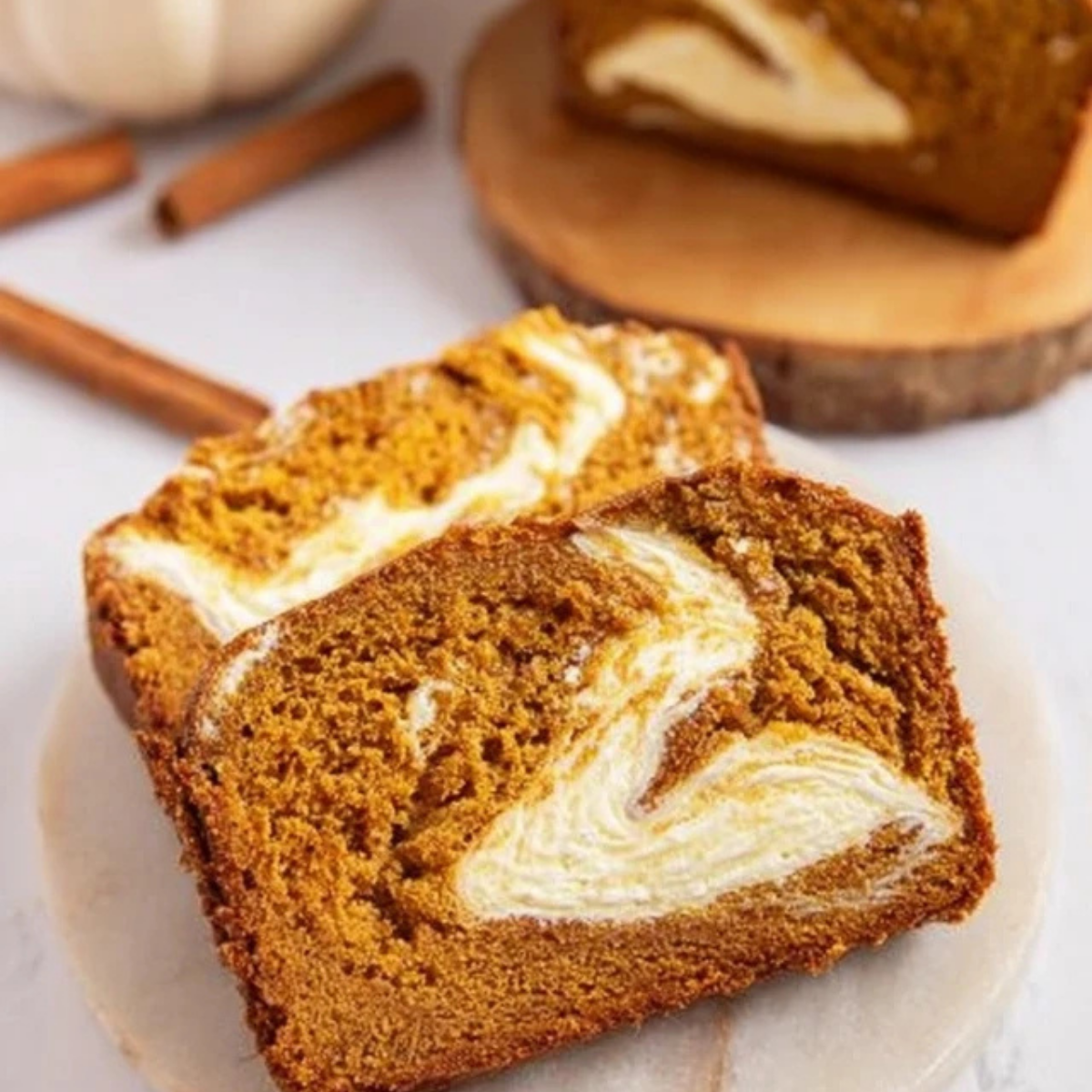Pumpkin Cream Cheese Bread