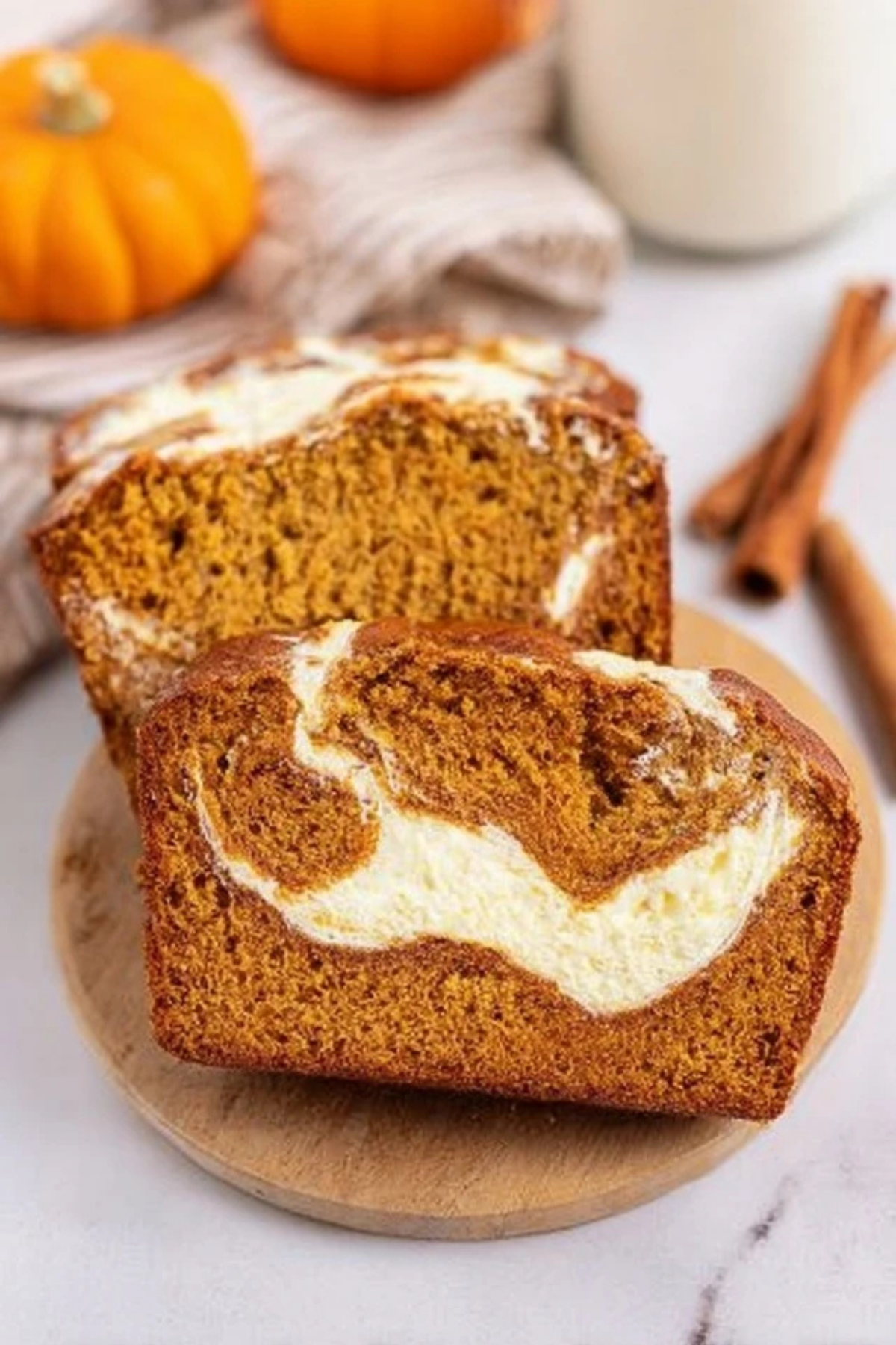 Pumpkin Cream Cheese Bread