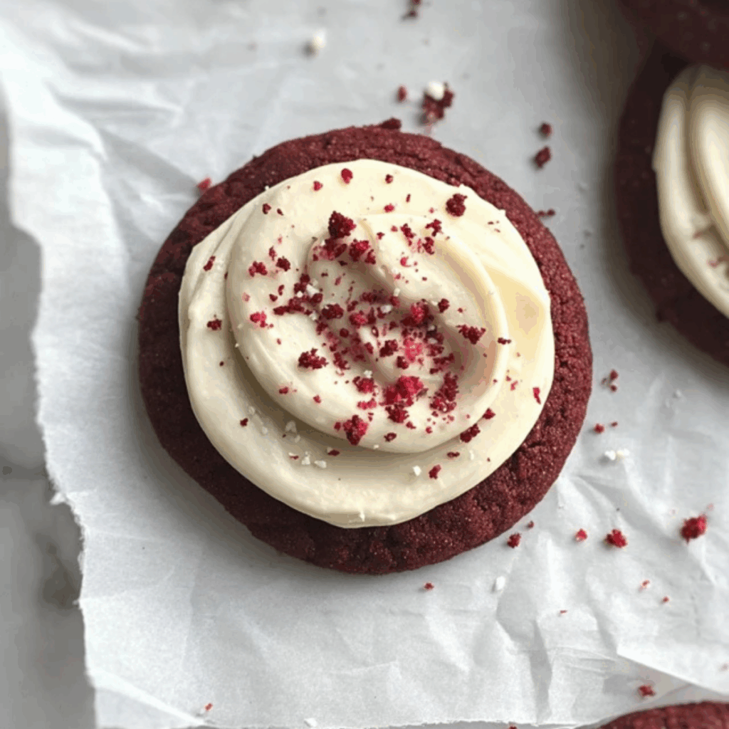 Crumbl Copycat Red Velvet Cookies Recipe - Quite Chefy