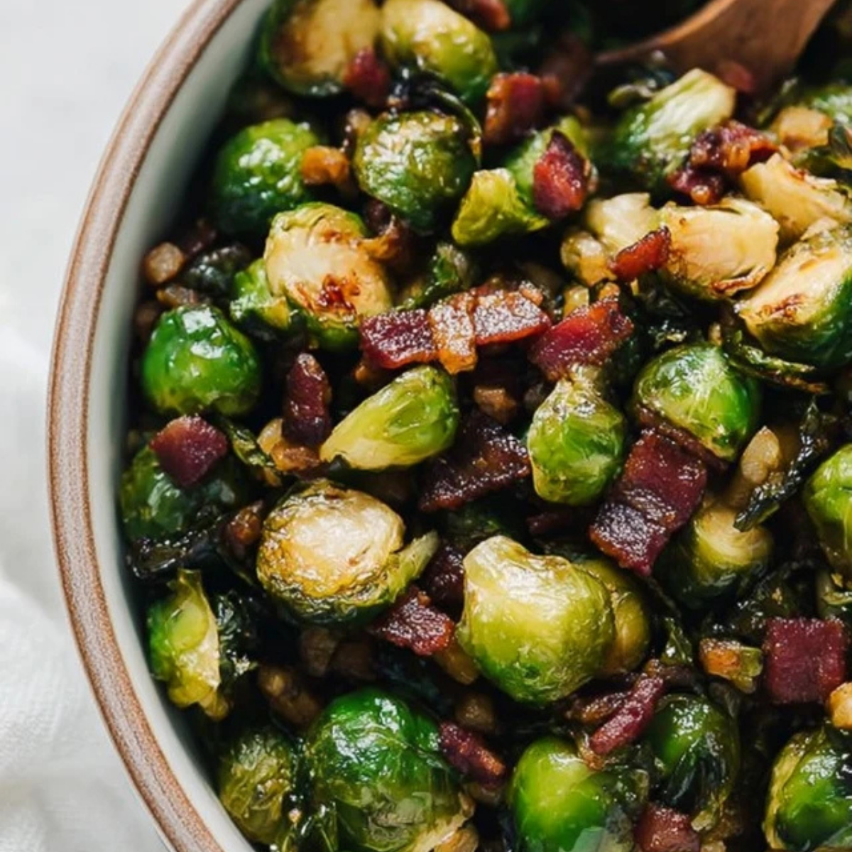 Maple Bacon Brussels Sprouts