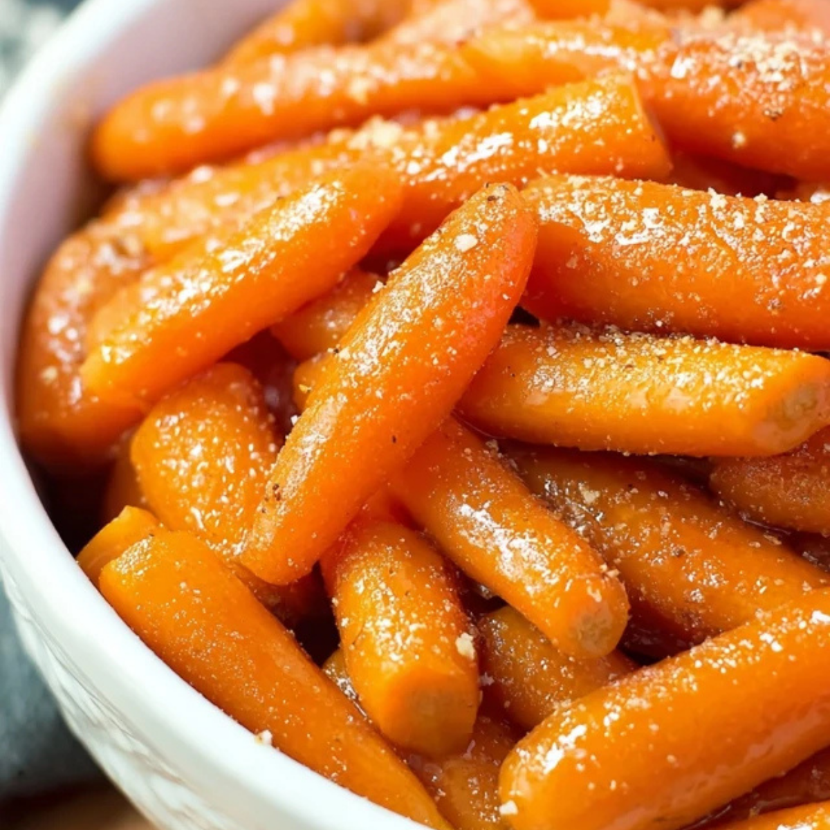 Slow Cooker Maple & Brown Sugar Glazed Carrots - Quite Chefy