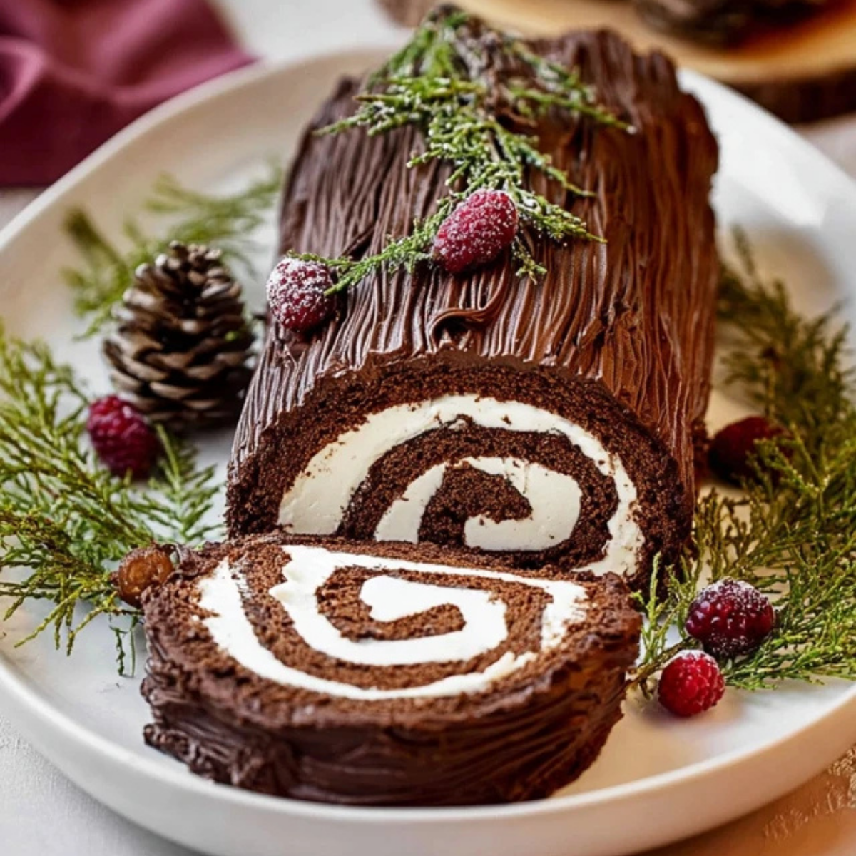 Yule Log Cake Recipe (Bûche de Noël) - Quite Chefy