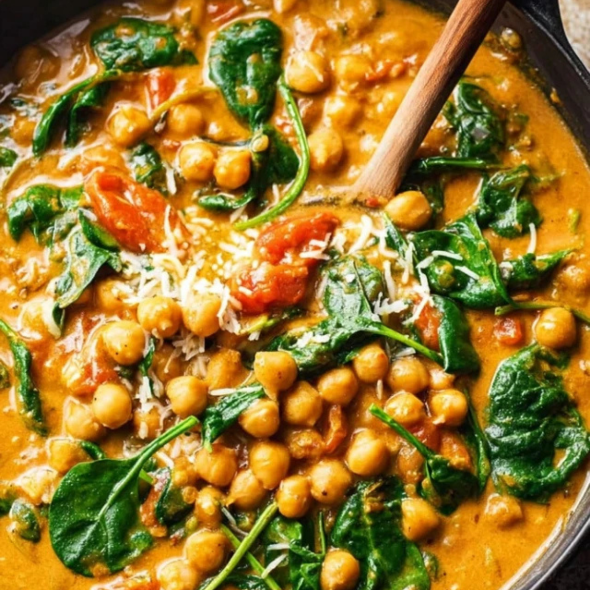Chickpea and Spinach Curry: A Quick, Flavorful Vegan Delight - Quite Chefy
