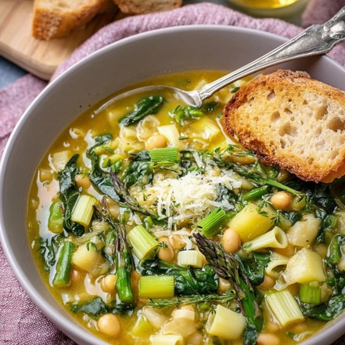 Spring Minestra Spring Minestrone Soup: A Delicious and Healthy Seasonal Dish - Quite Chefy